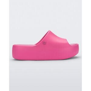 Melissa Pink Free Platform Slide On Sandals Size 9 Funky Fun Party Rave Festival